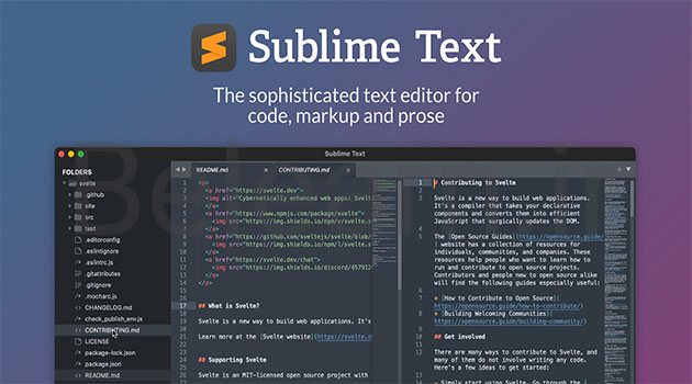 Sublime Text - بهترین ویرایشگر کد html و css