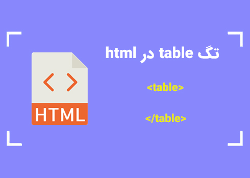 تگ Table در HTML | کمپین آموزشی بی لرن