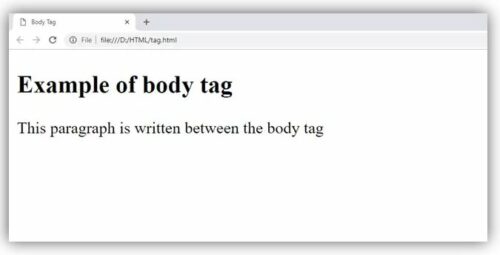 تگ body در html چیست؟ جدول صفات مهم در تگ بادی